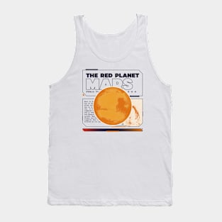 Mars The Red Planet Galaxy Universe Planets Space Tank Top